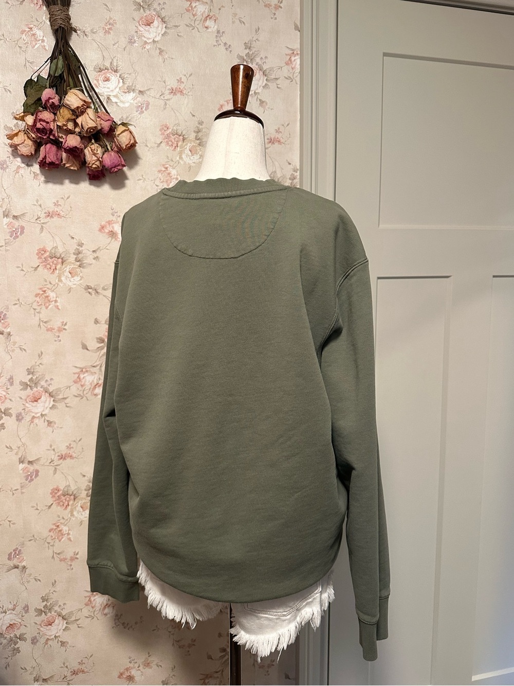 Country Road Sweatshirt Heritage Green - Size L - 100% Cotton Crew neck - Picture 3 of 8